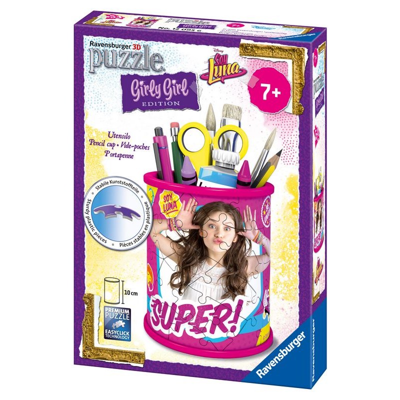 PUZZLE 3D GIRLY GIRL PORTAPENNE SOY LUNA