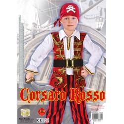 COSTUME CORSARO ROSSO BABY...