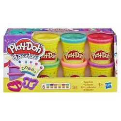 PLAYDOH 6 VASETTI BRILLANTI