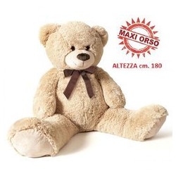 PELUCHE ORSO BEIGE L 180 CM...