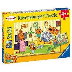 PUZZLE 2X24 PEZZI KID E CATS