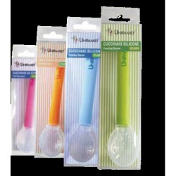 CUCCHIAIO SILICONE ARANCIONE