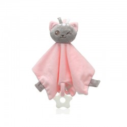 DOUDOU GATTO ROSA 30 CM