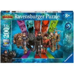 PUZZLE 200 PEZZI XXL DRAGONS 3