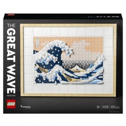 HOKUSAI LA GRANDE ONDA LEGO...