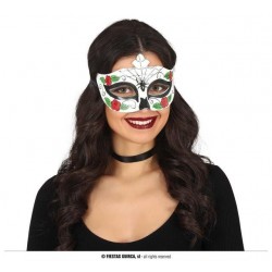 MASCHERA CATRINA CON RAGNO