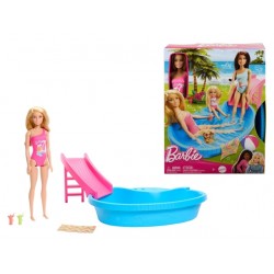 BARBIE BAMBOLA CON PISCINA