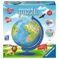 PUZZLEBALL 3D GLOBO 180 PEZZI