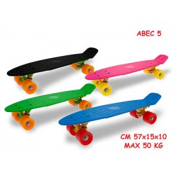 SKATEBOARD 4 RUOTE FLUO 50...