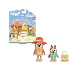 BLUEY SET 2 PERSONAGGI BEACH