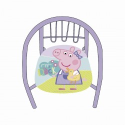 SEDIA METALLO PEPPA PIG