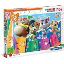PUZZLE 104 PEZZI 44 GATTI