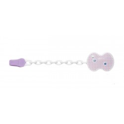 CLIP CON CATENELLA ROSA