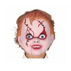 MASCHERA BAMBINO DIABOLICO PVC