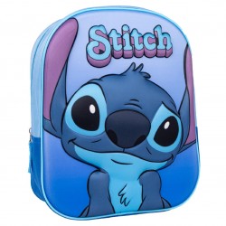 ZAINO ASILO 3D STITCH BLU