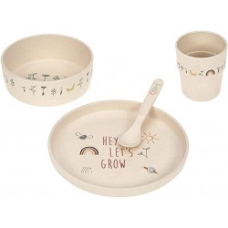 SET PAPPA PIATTI E POSATA...