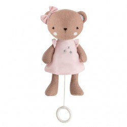 CARRILLON PELUCHE ORSO ROSA