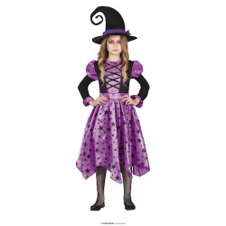 COSTUME STREGA PURPLE WITCH...