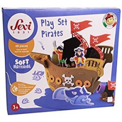 PLAY SET PIRATI IN LEGNO SEVI