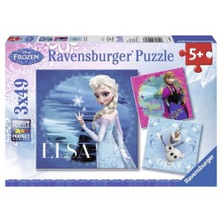 PUZZLE 3X49 PZ FROZEN C...