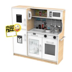 CUCINA DI LEGNO CON FRIGO...