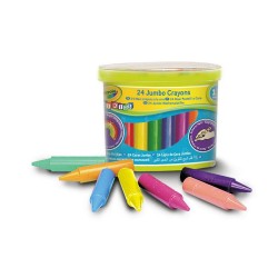 MINIKIDS 24 MAXI PASTELLI CERA