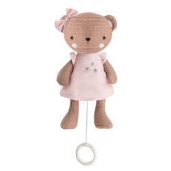 CARRILLON PELUCHE ORSO ROSA