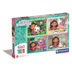 PUZZLE 4 IN 1 GABY S DOLLHOUSE
