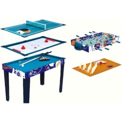 CALCETTO IN LEGNO 5 GIOCHI...