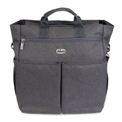 BORSA GENITORE BLACK SATIN