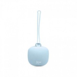 PORTA CIUCCIO IN SILICONE BLU