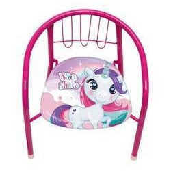 SEDIA METALLO UNICORNO