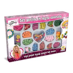 SCATOLA PERLINE IN LEGNO...