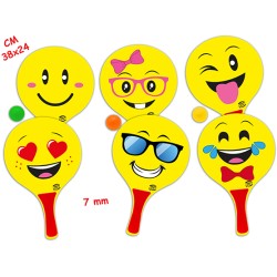 RACCHETTONI LEGNO EMOTICON...