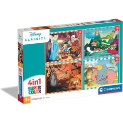 PUZZLE 4 IN 1 DISNEY CLASSICS