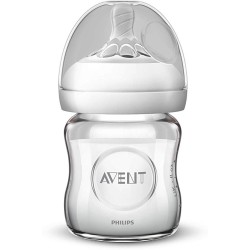 BIBERON NATURAL VETRO 120ML