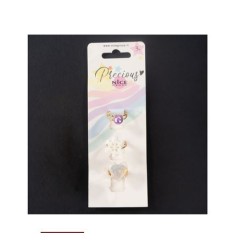 SNOW PRINCESS ANELLI 3 PEZZI