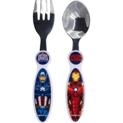 SET 2 POSATE ACCIAIO AVENGERS