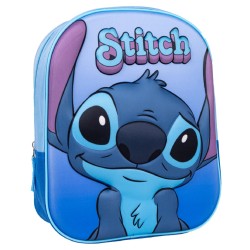 ZAINO ASILO 3D STITCH BLU 