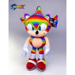 PELUCHE SONICO COLORATO 30 CM 