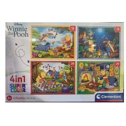 PUZZLE 4 IN 1  WINNIE THE POOH