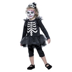 COSTUME SCHELETRINA TAGLIA...
