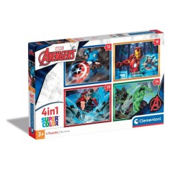 PUZZLE 4 IN 1 THE AVENGERS