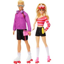 BARBIE CON KEN CON PATTINI...