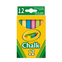 12 GESSI ANTIPOLVERE COLORATI 