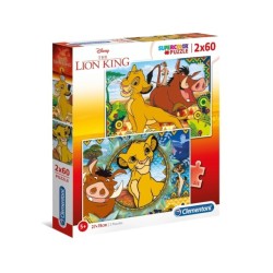 PUZZLE RE LEONE  2 2X60 PEZZI