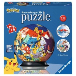 3D PUZZLE BALL POKEMON 72...