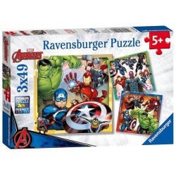 PUZZLE 3X49 PEZZI AVENGERS