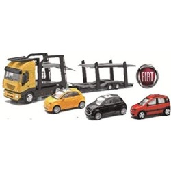 1 43 IVECO STRALIS TWIN CAR...