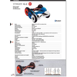 HOVERBOARD STINGER 10 0 BLU...